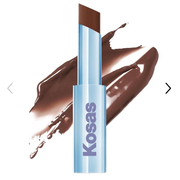 Kosas Wet Stick Moisturizing Shiny Sheer Lipstick with Ceramides Cinnamon Spritz - Picture 1 of 7